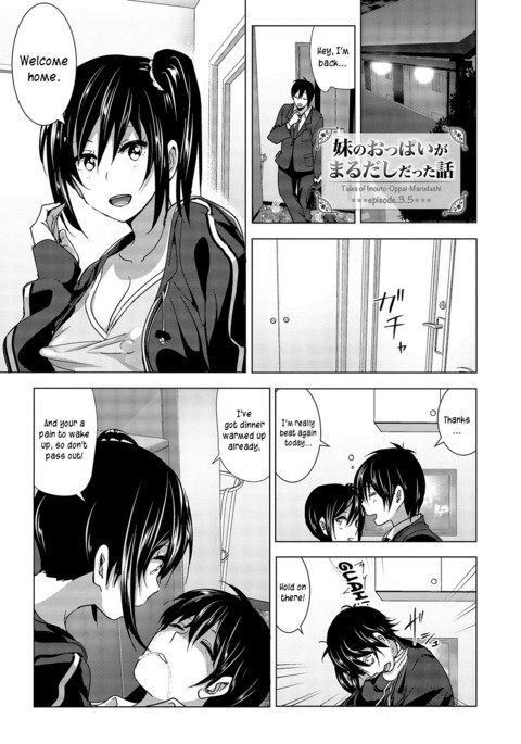 いもうとおっパイがまるだしだったはなし3.5 いもうとおっパイがまるだしだったはなし3.5