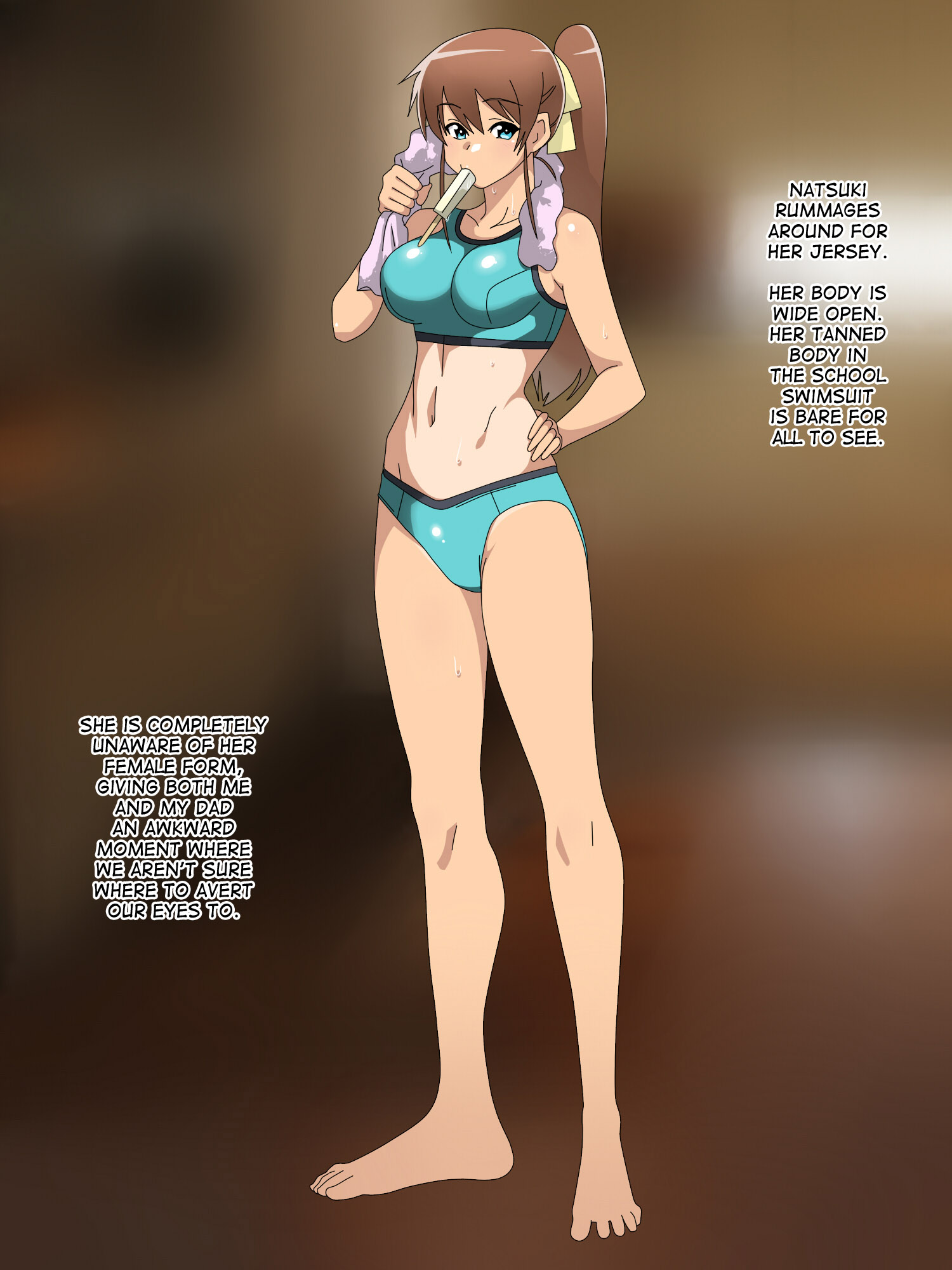 おやじのためにどんどんきれいになっていくおさななじみ