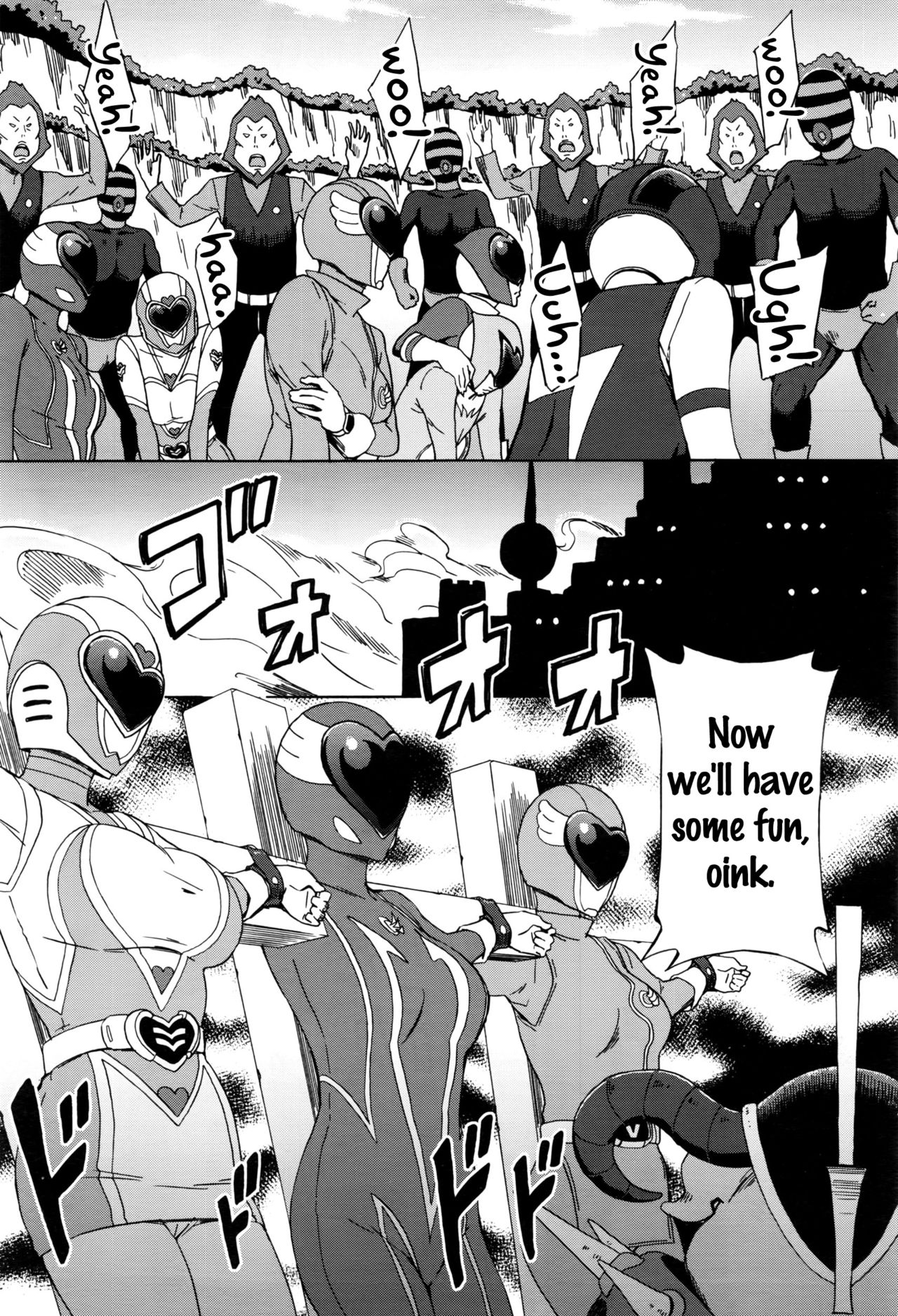 大ブタ将軍の逆襲〜スーパーヒロイン大戦〜|豚将軍の反撃{doujins.com}
