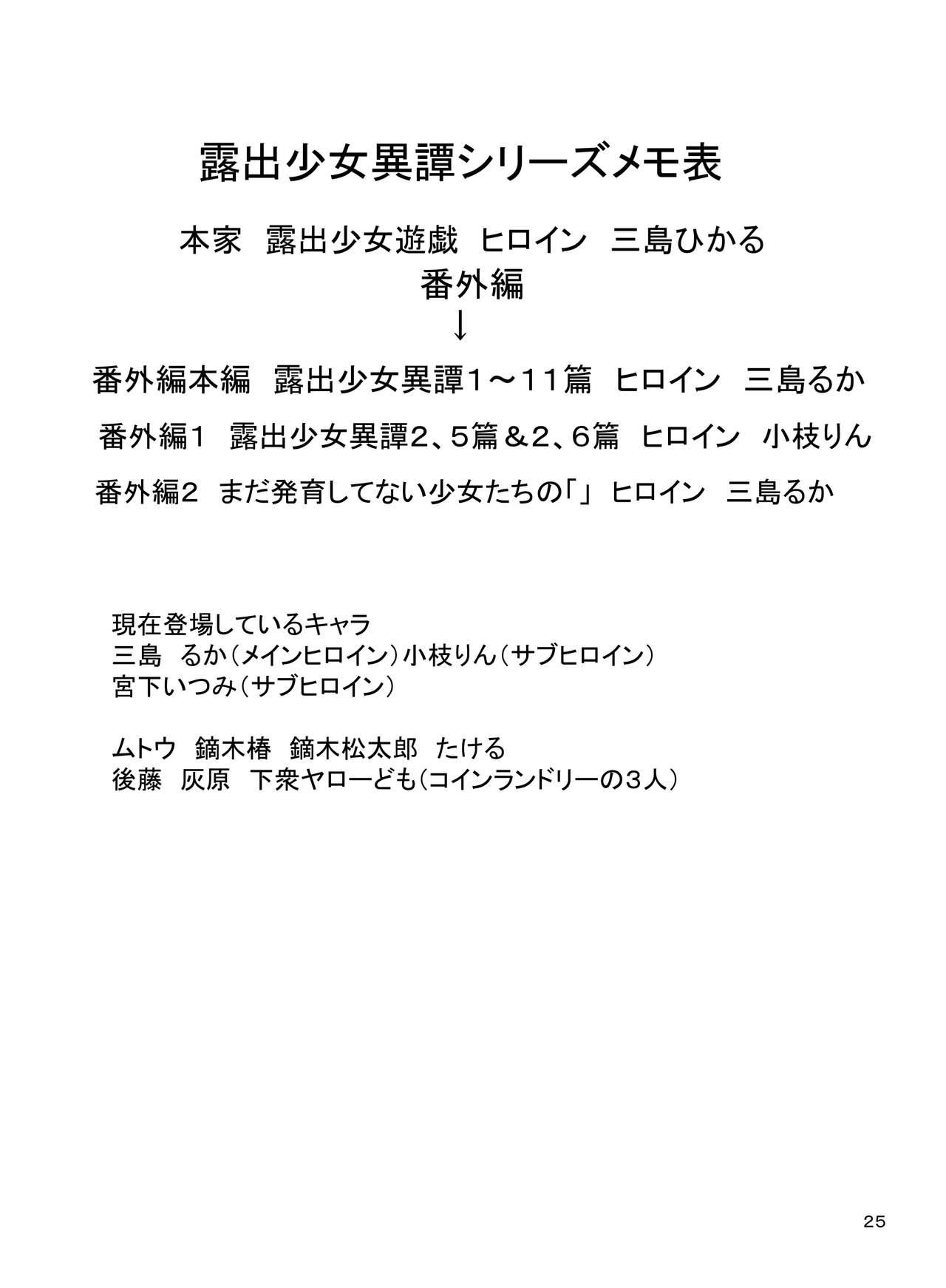 露出少女一丹十一編