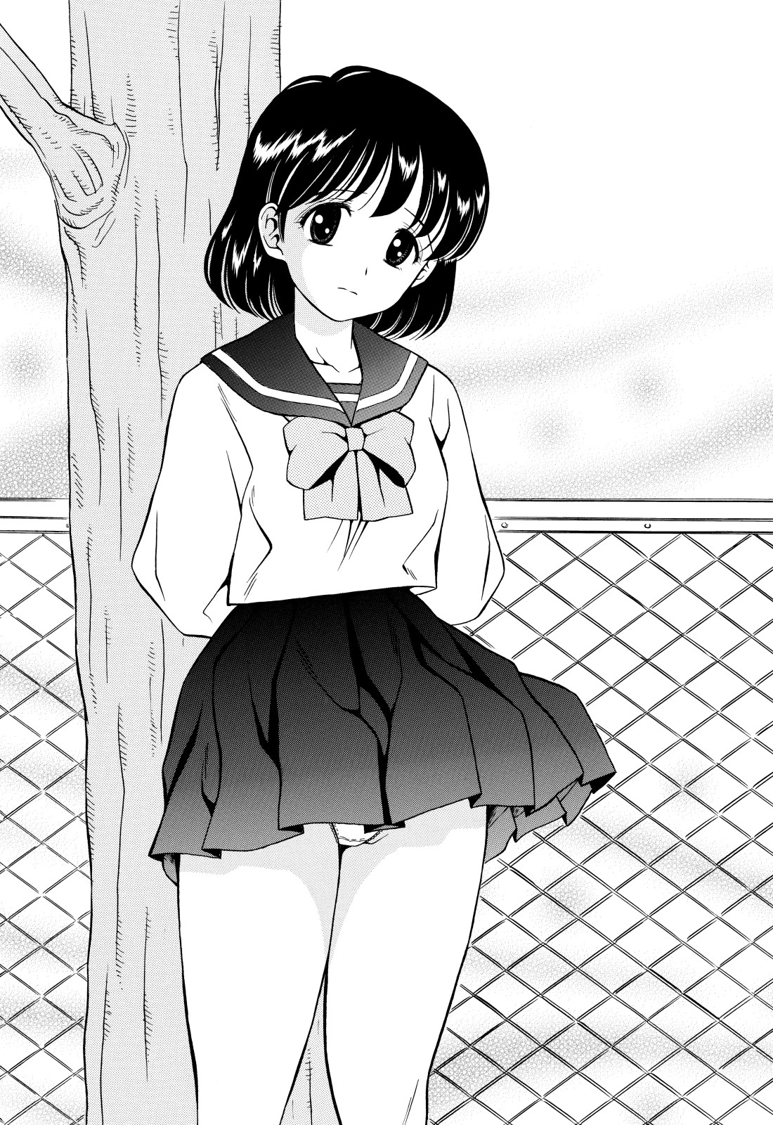 こうそくなわでしばられめかくしさるた同級生