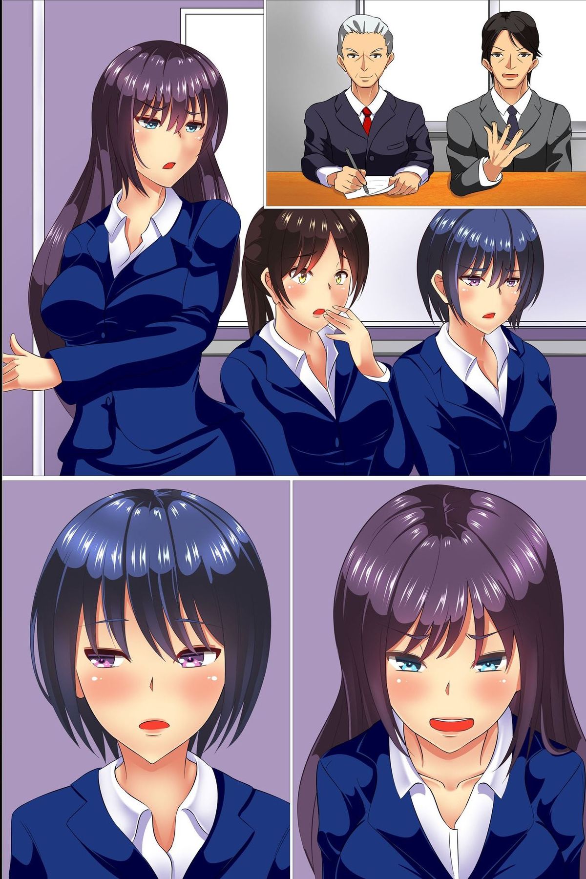 Zennou Soku Hame Mensetsukan〜Shuukatsu Gakusei no Joushiki Kakikae Sekuhara Mensetsu