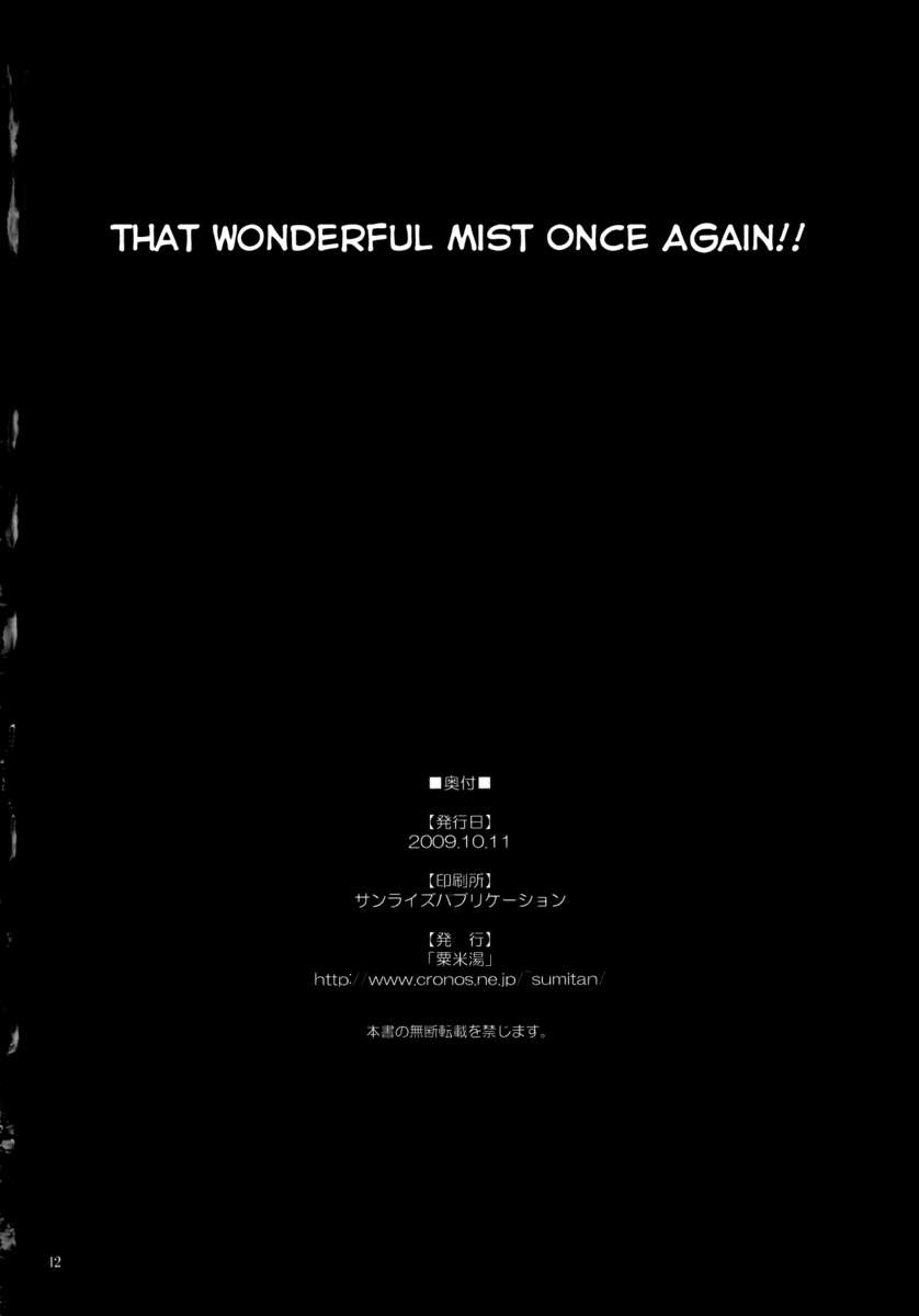 あの素晴らしい霧がまたもや!!