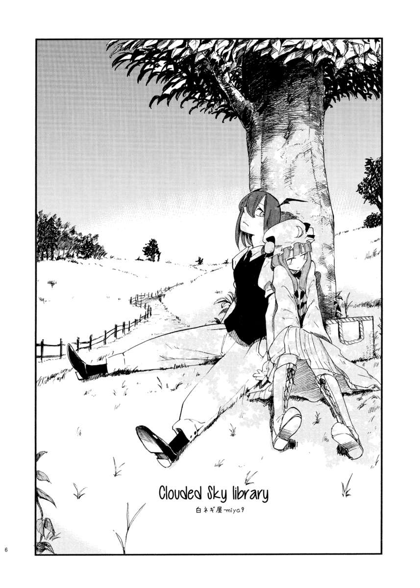 曇り空の図書館