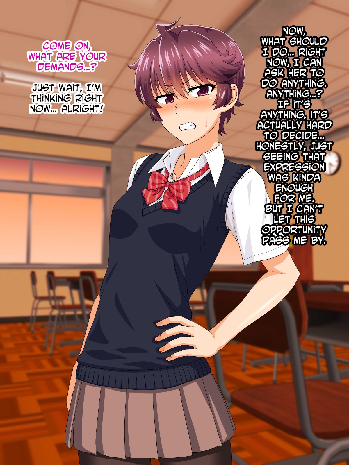 マニッシュ娘の本音はすけべな爆乳娘|マニッシュな女の子の隠された側は淫らな巨乳の女の子です