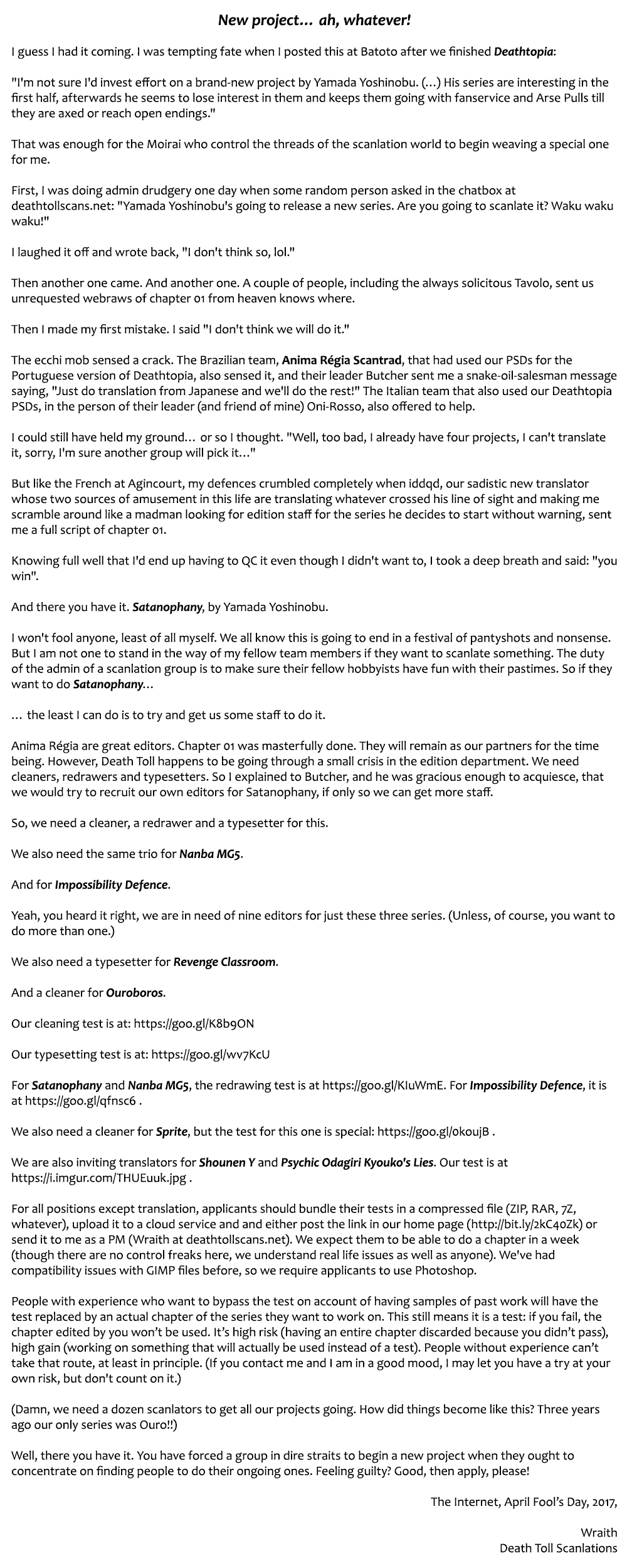 サタノファニ/サタノファニCh。 1：天城千佳