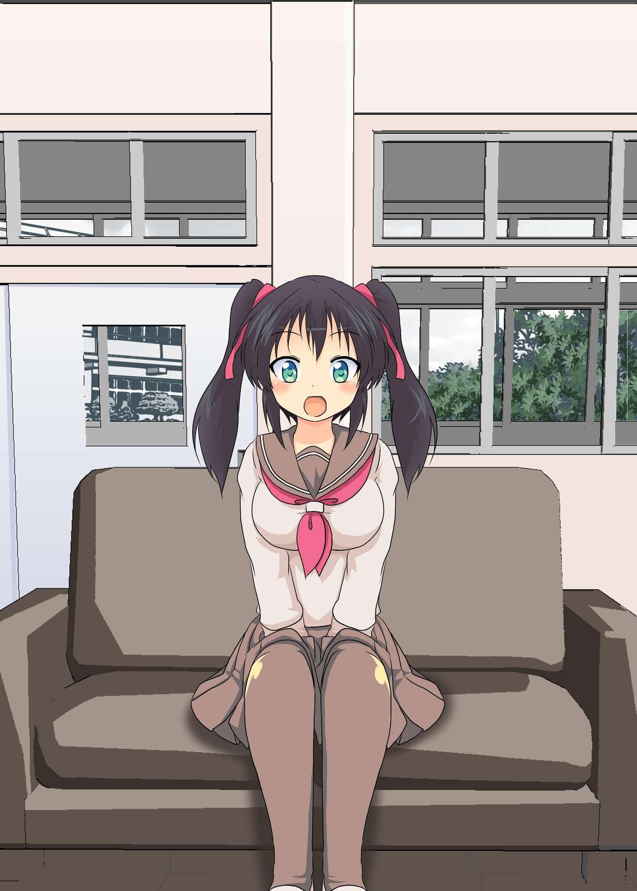 おんなのこにひょういるCG