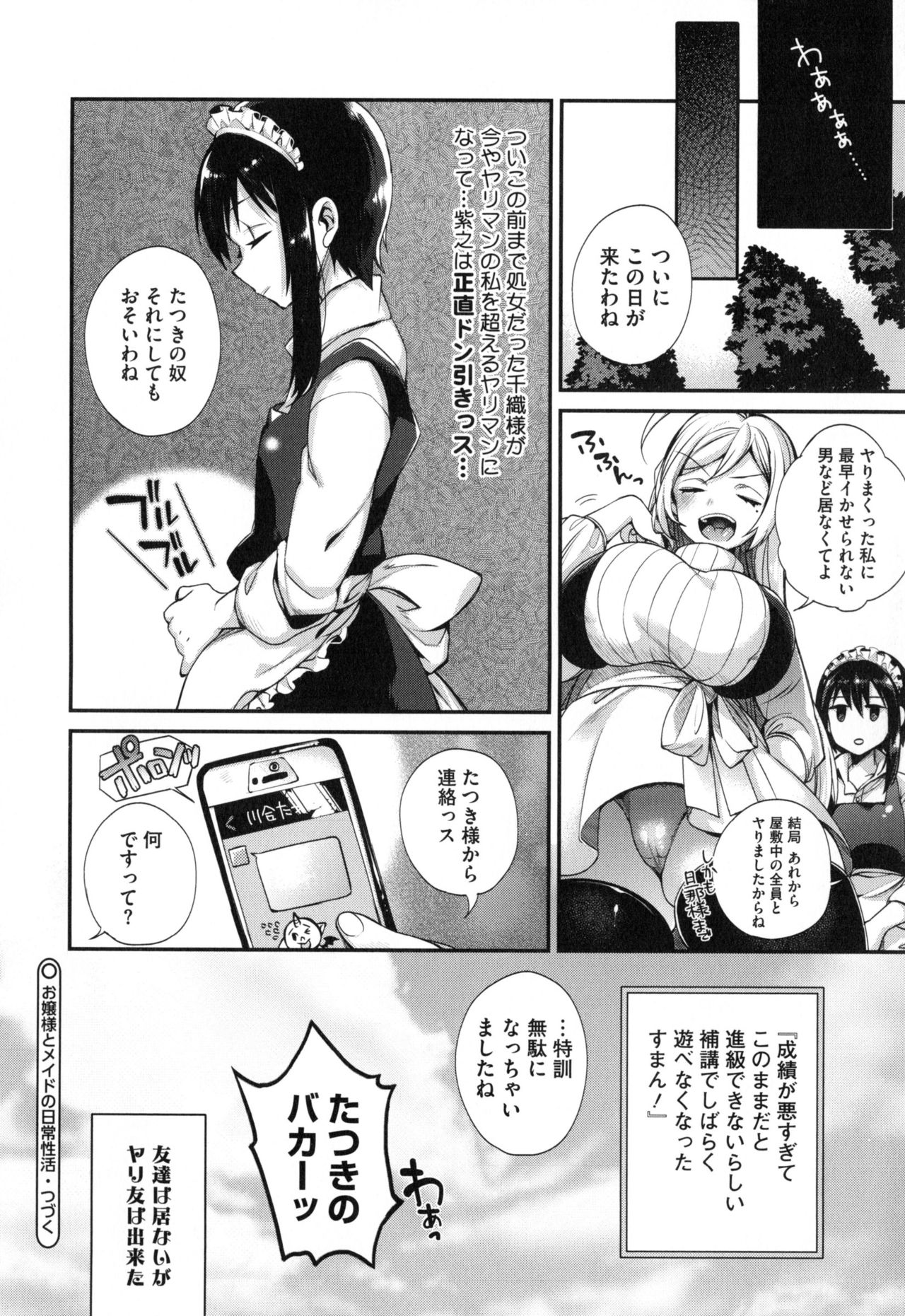 お嬢様とメイドのみだらな生活