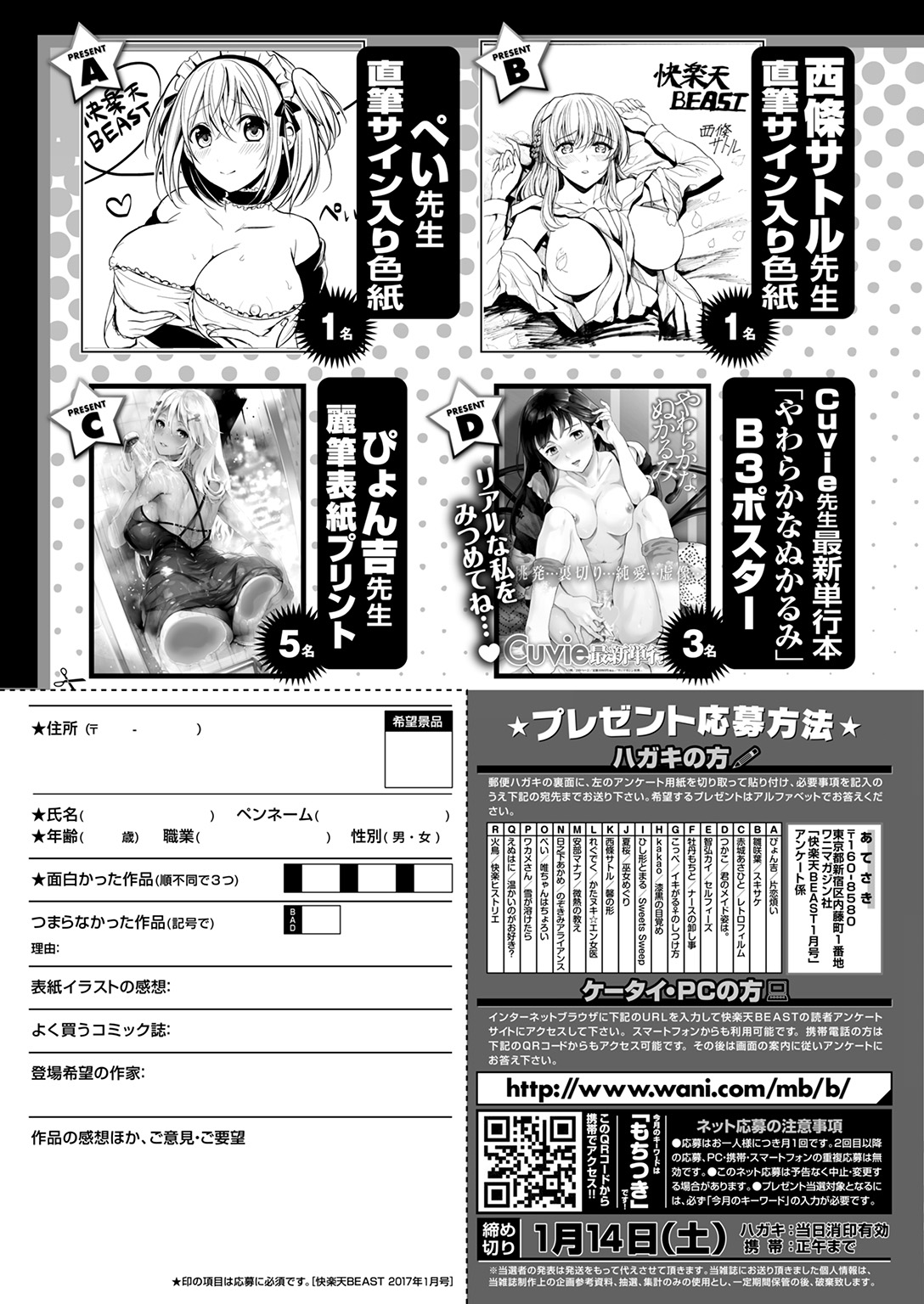 コミック快楽楽2017-01