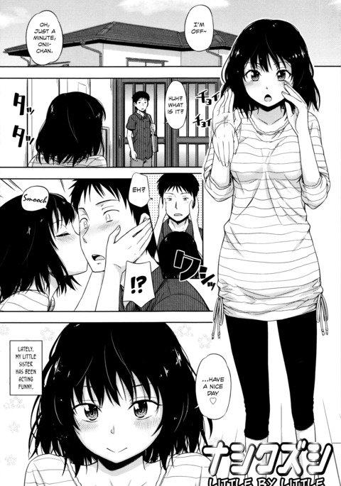 なしくずし|少しずつ なしくずし|少しずつ