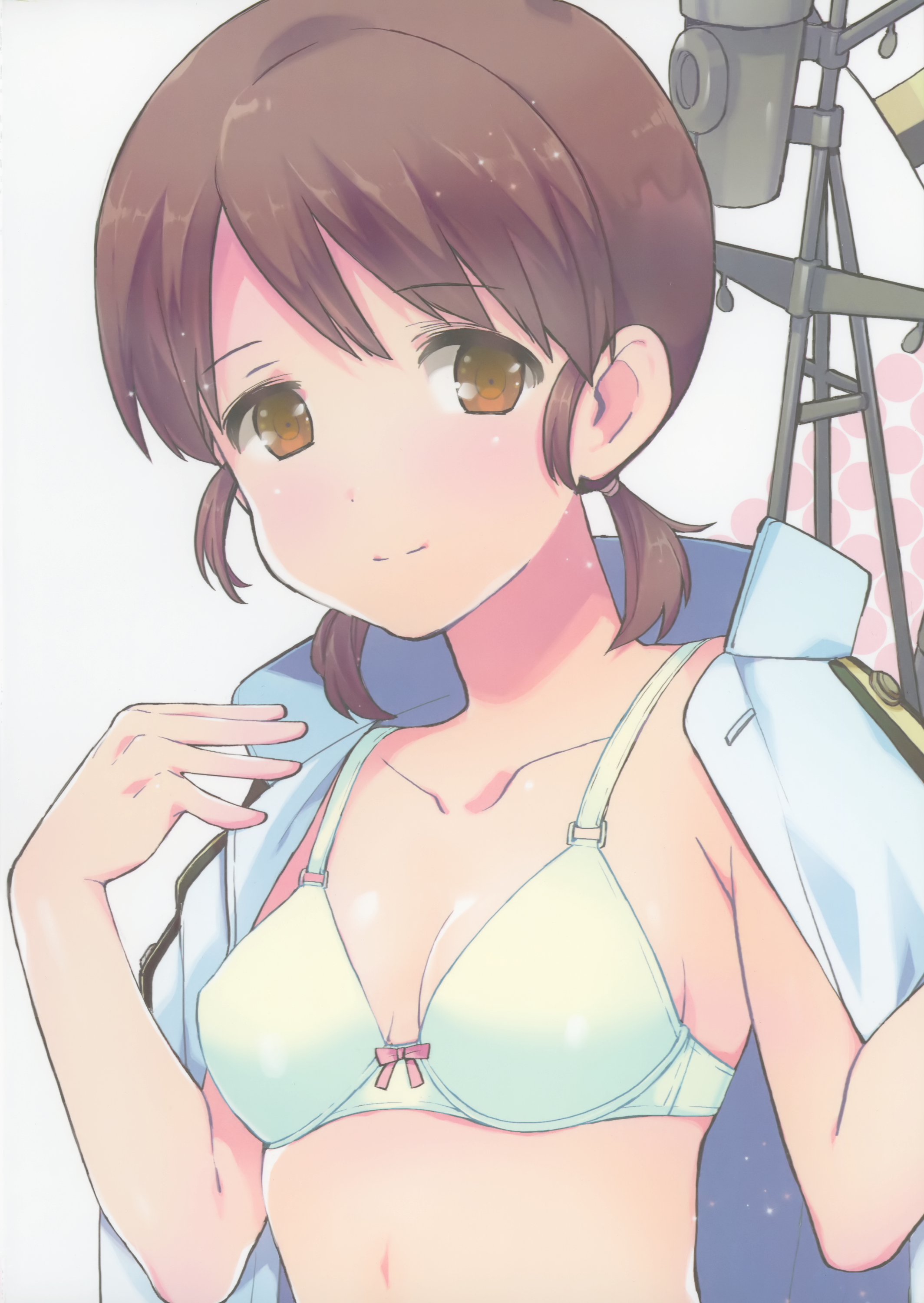 白雪と鯉するひび