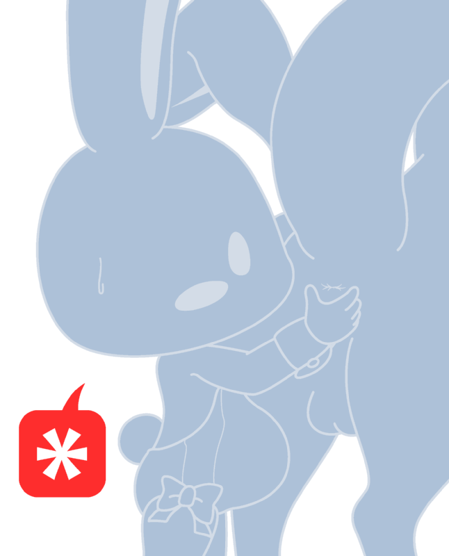 ポップボードうさぎと犬