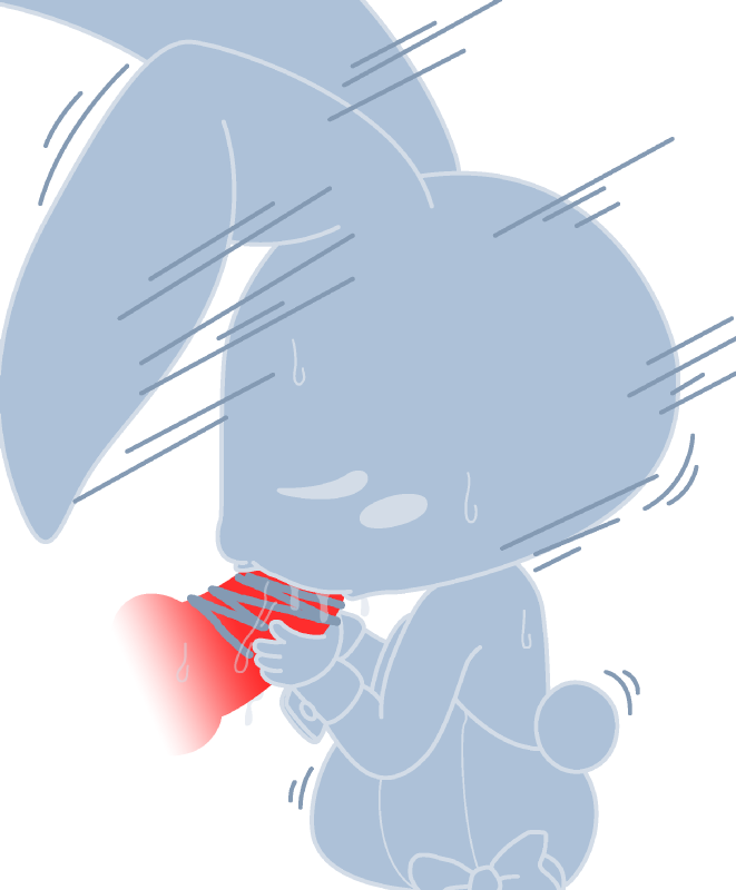 ポップボードうさぎと犬