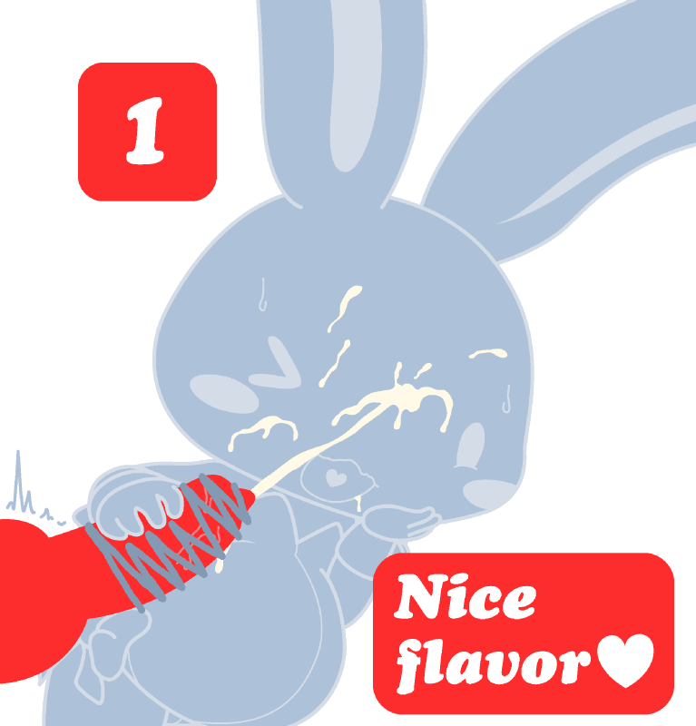 ポップボードうさぎと犬