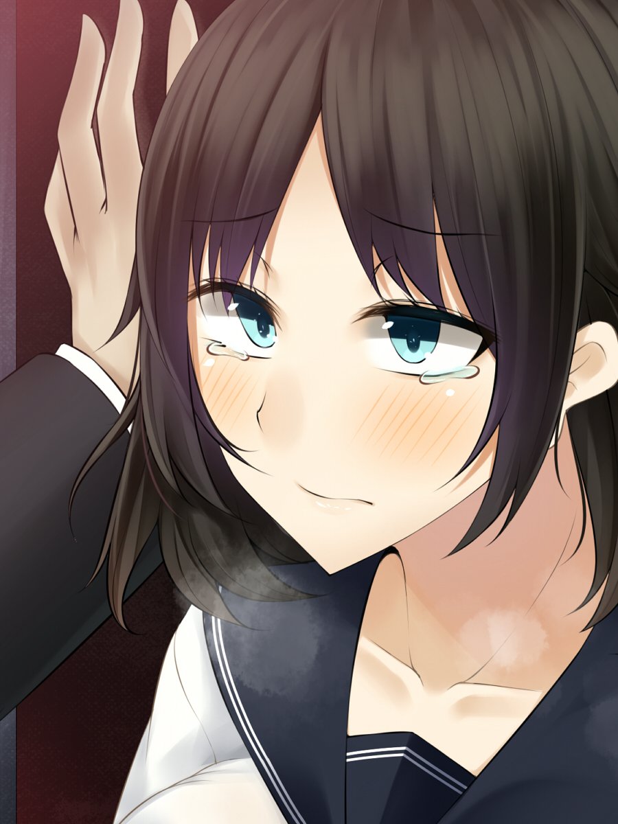 でんしゃのなか、みつのおふけい