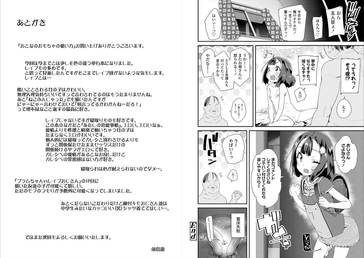 [前島龍] おとなのおもちゃの使い方 [DL版]
