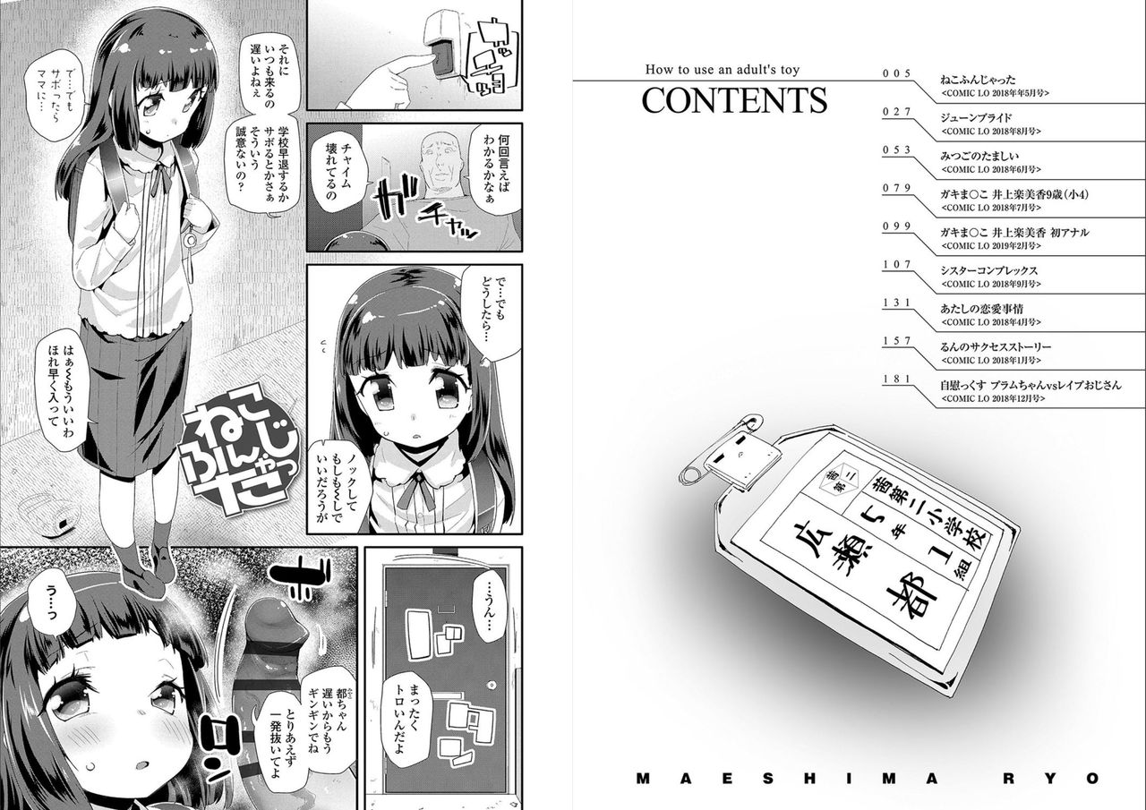 [前島龍] おとなのおもちゃの使い方 [DL版]