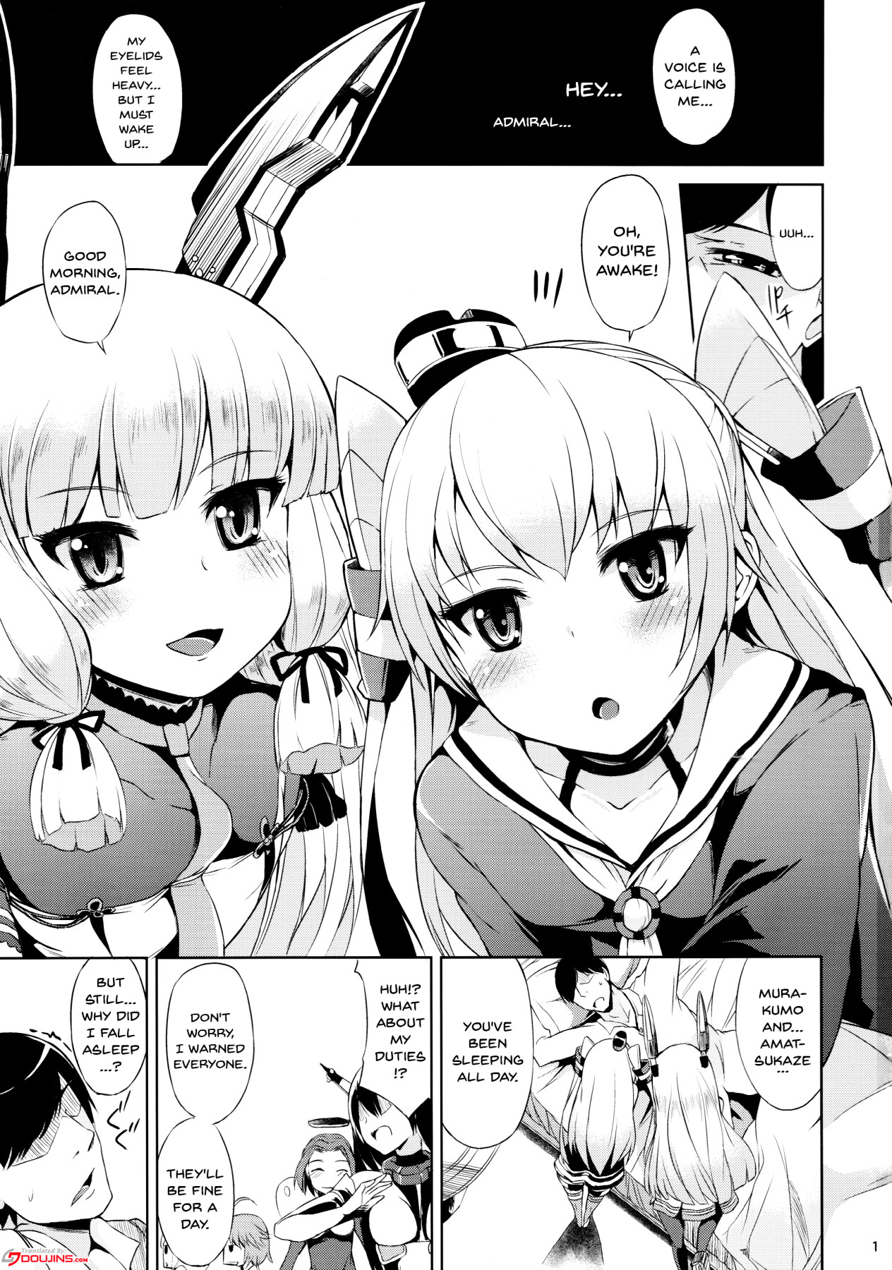(砲雷撃戦!よーい!二十五戦目) [水割り猫 (トヨ)] 二人は嫁艦!! (艦隊これくしょん -艦これ-) [英訳]