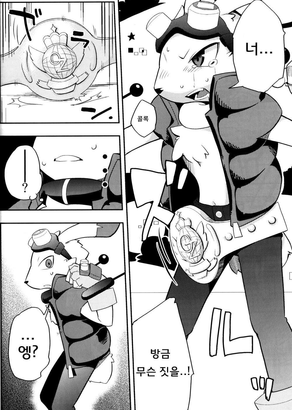 うさぎのてんてき、りすの鴨
