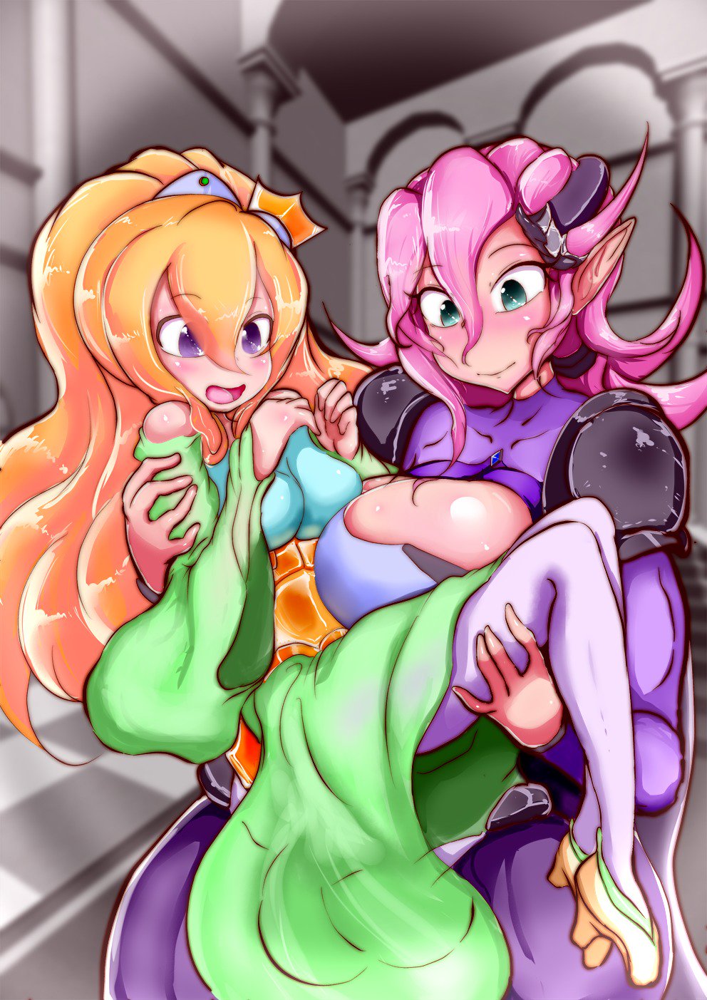 ふたなりプリネクスとふたなり騎士マラ-生まれ変わった