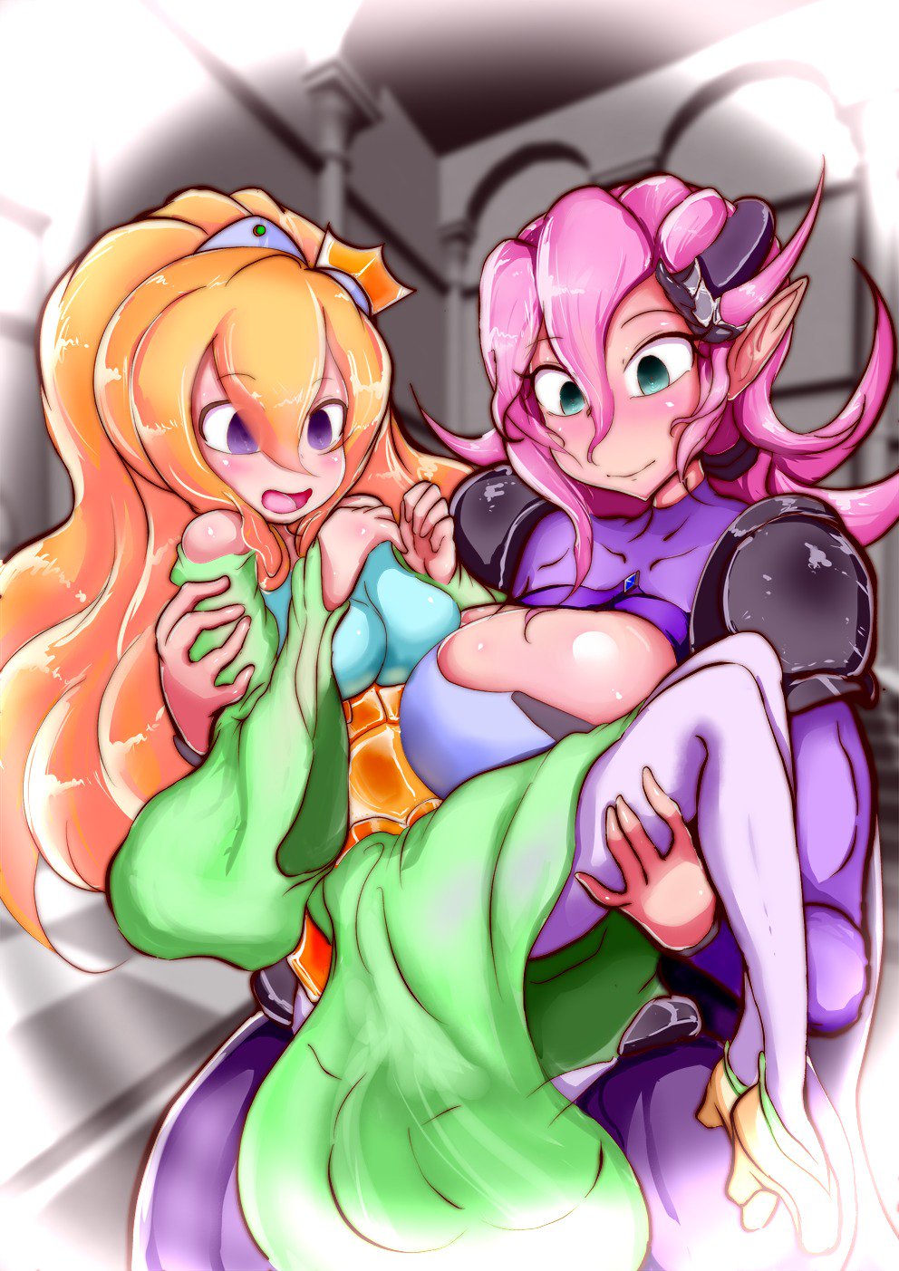 ふたなりプリネクスとふたなり騎士マラ-生まれ変わった