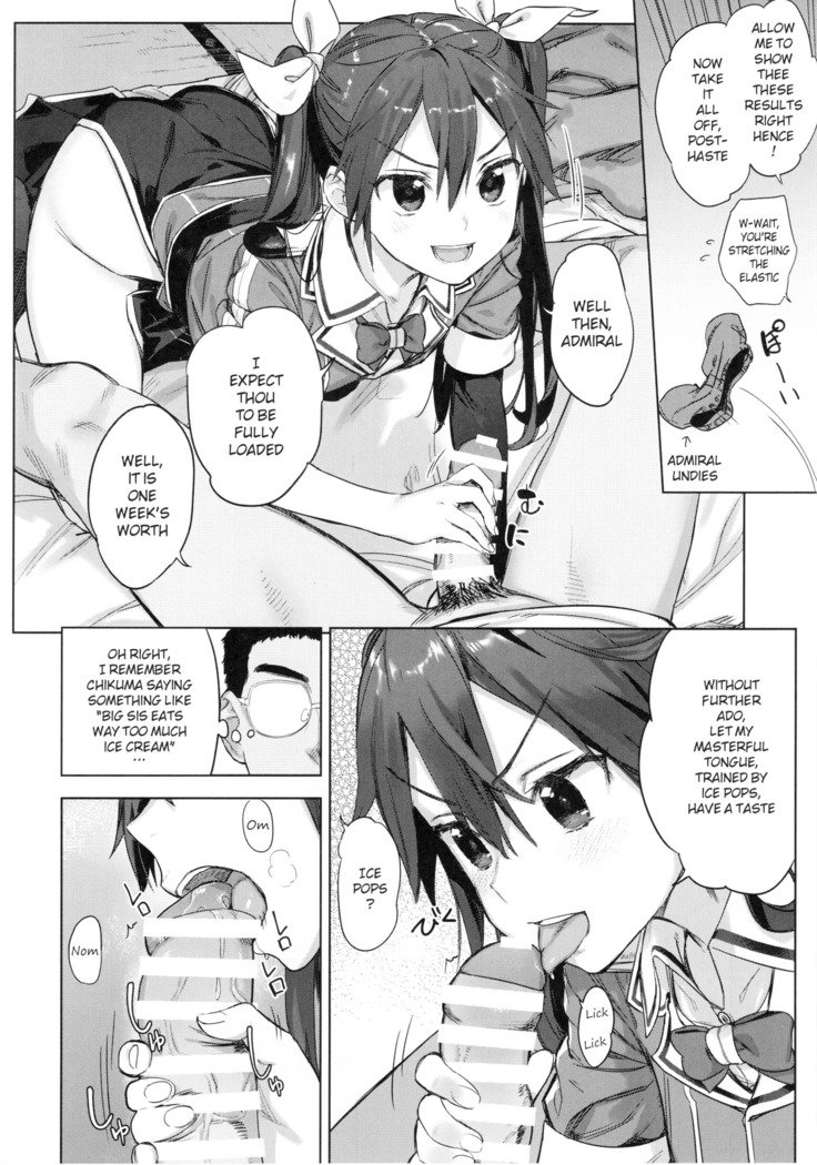 Teitoku yo Wagahai to Yasen de Jissen ja |提督ねえ！私と一緒に夜の戦いを練習してください！