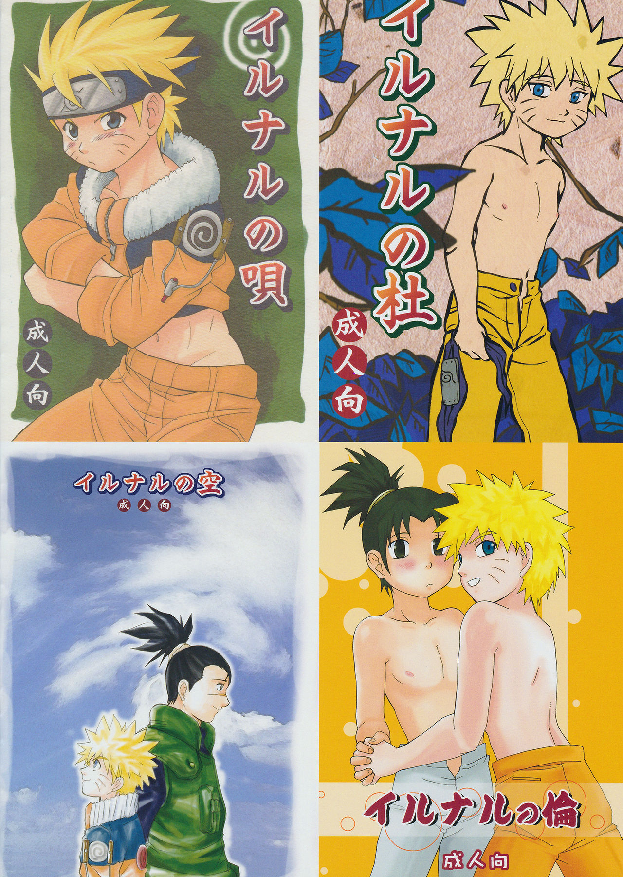 (野郎フェス2015) [名称ナントカ (ハトこ)] イルナルの轍 (NARUTO -ナルト-)