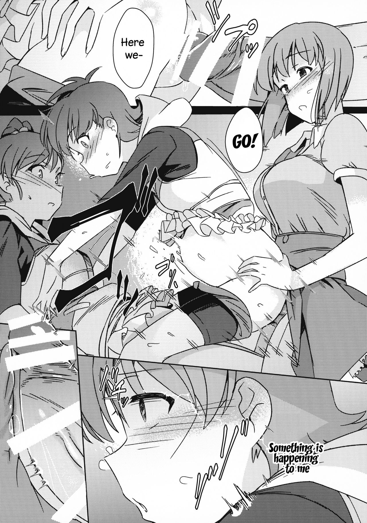 (C95) [水密桃工房 (モモの水道水)] 雪ちんぽ ふたなり雪歩と亜美真美が秘密の特訓する本 (アイドルマスター) [英訳]