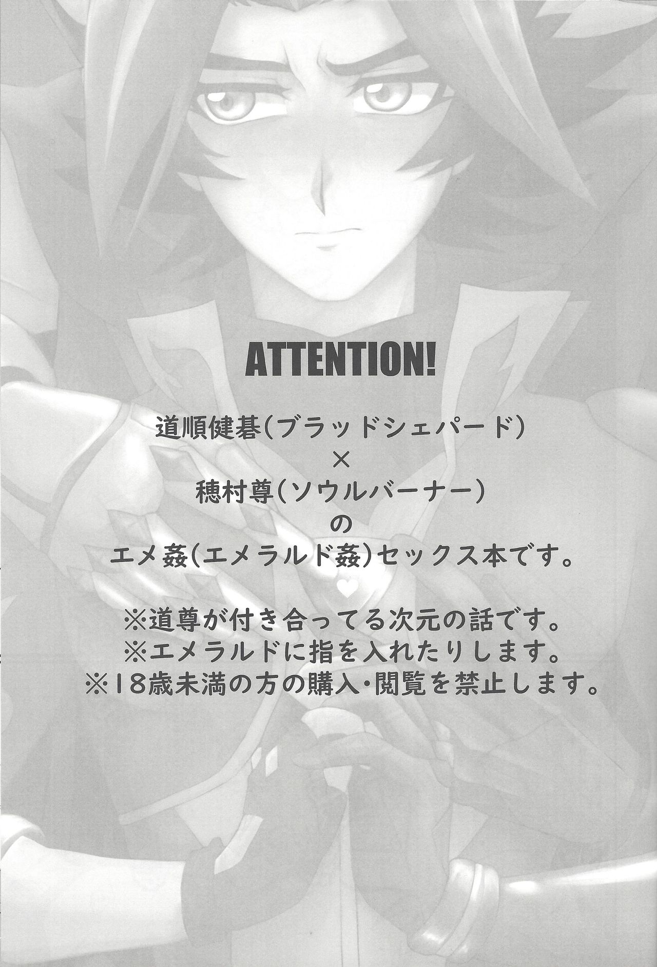 (千年☆バトル フェイズ22) [パンツのゴム紐 (えいみー)] ブラッドシェパードがソウルバーナーのエメラルドを××する本 (遊☆戯☆王VRAINS)