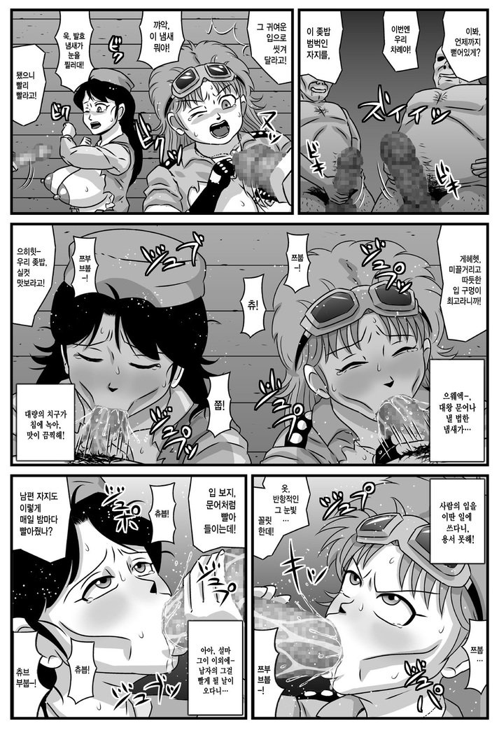 その母と娘が泥棒ギャングの性交人形だったら