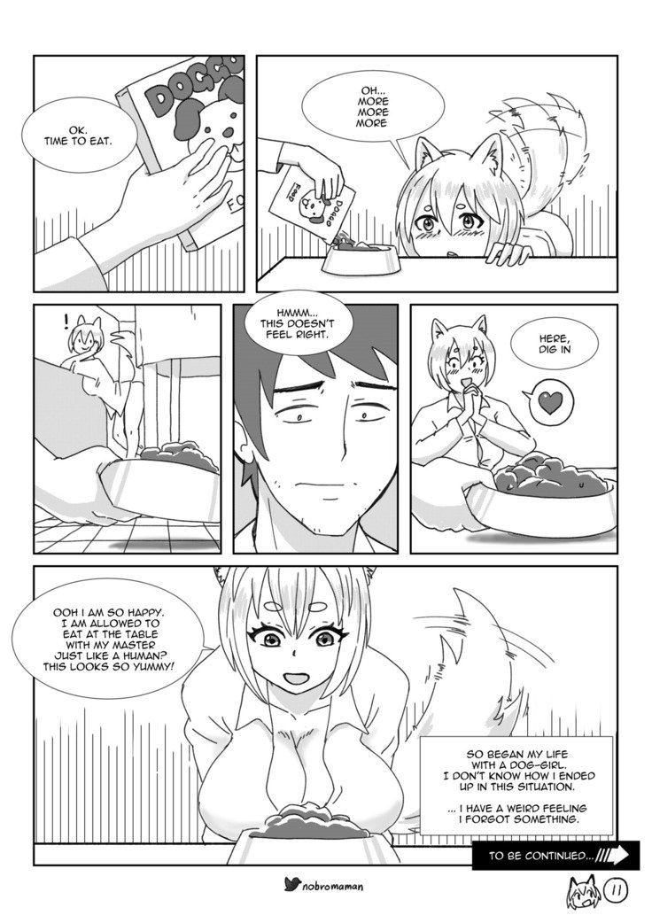 犬の女の子との生活-第1章