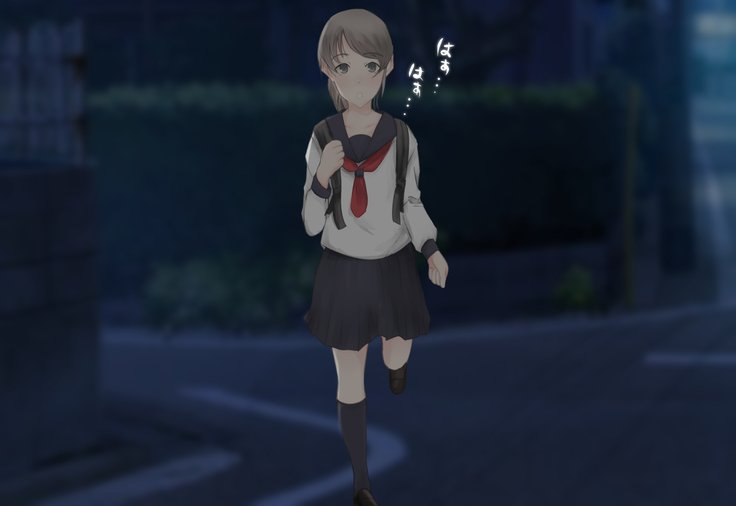 少女がねねきにのとられて..