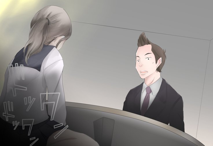 少女がねねきにのとられて..