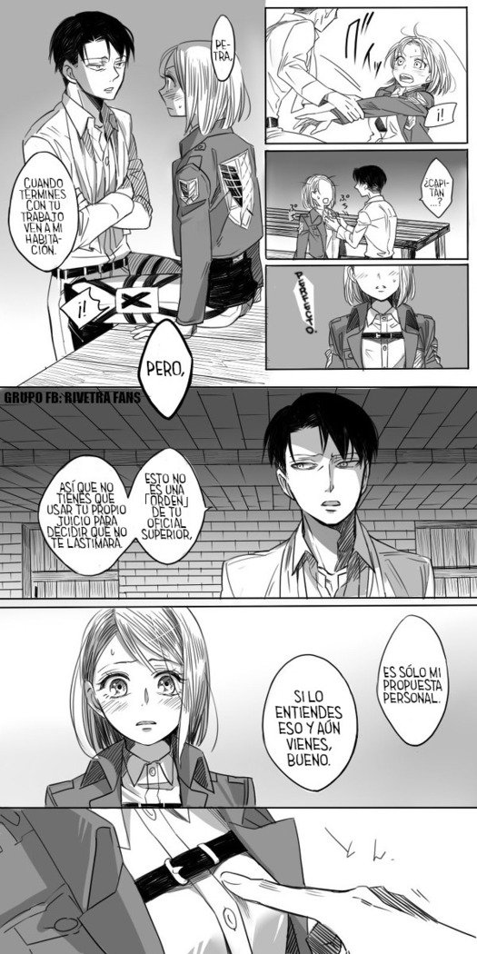 Rivetra DoujinshiLevixPetraEspañol