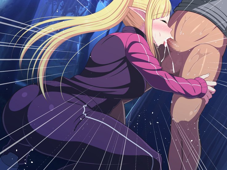 留学生はどすけべ爆乳JKエルフ！