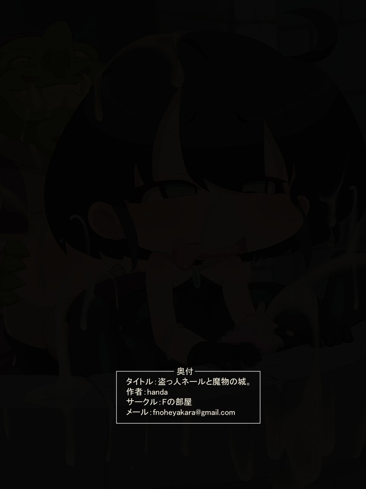 ぬすっとねるとまもののしろ。 ぬすっとねるとまもののしろ。