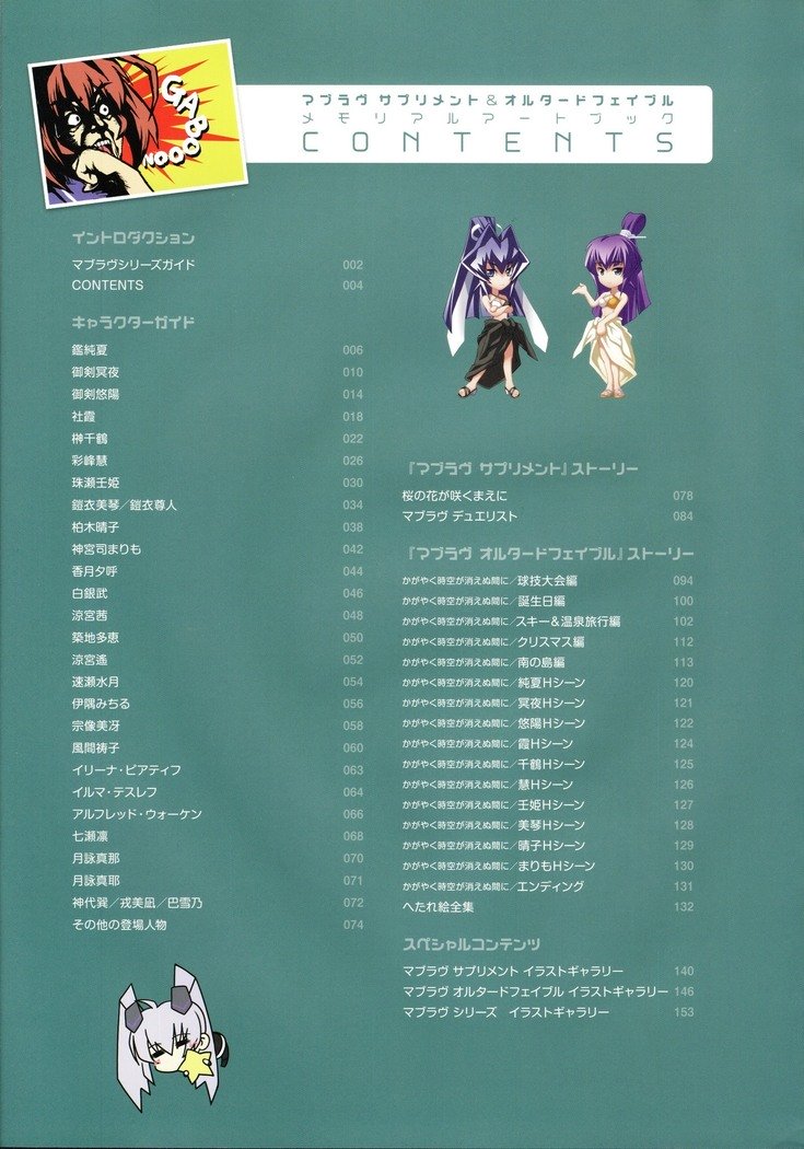 マブラヴサプリメント＆amp;変更された寓話記念画集