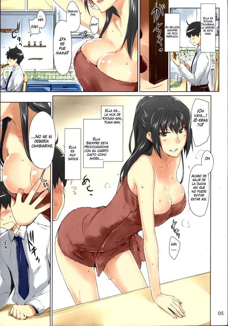 立花さんちのだんせいじょう1sin censura y a color