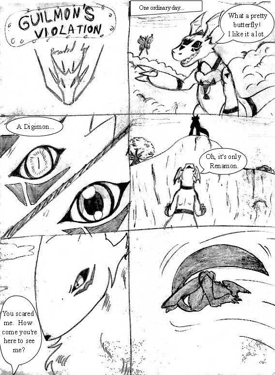 デジモン-ギルモンの違反 デジモン-ギルモンの違反