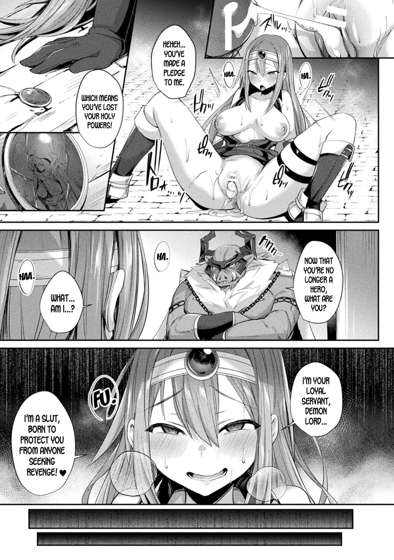 [尻戦車] TSアドベンチャー! 〜堕ちた勇者タイト〜 (二次元コミックマガジン TS悪堕ち 女体化した正義漢たちが悪転アクメ!Vol.1) [英訳] [DL版]