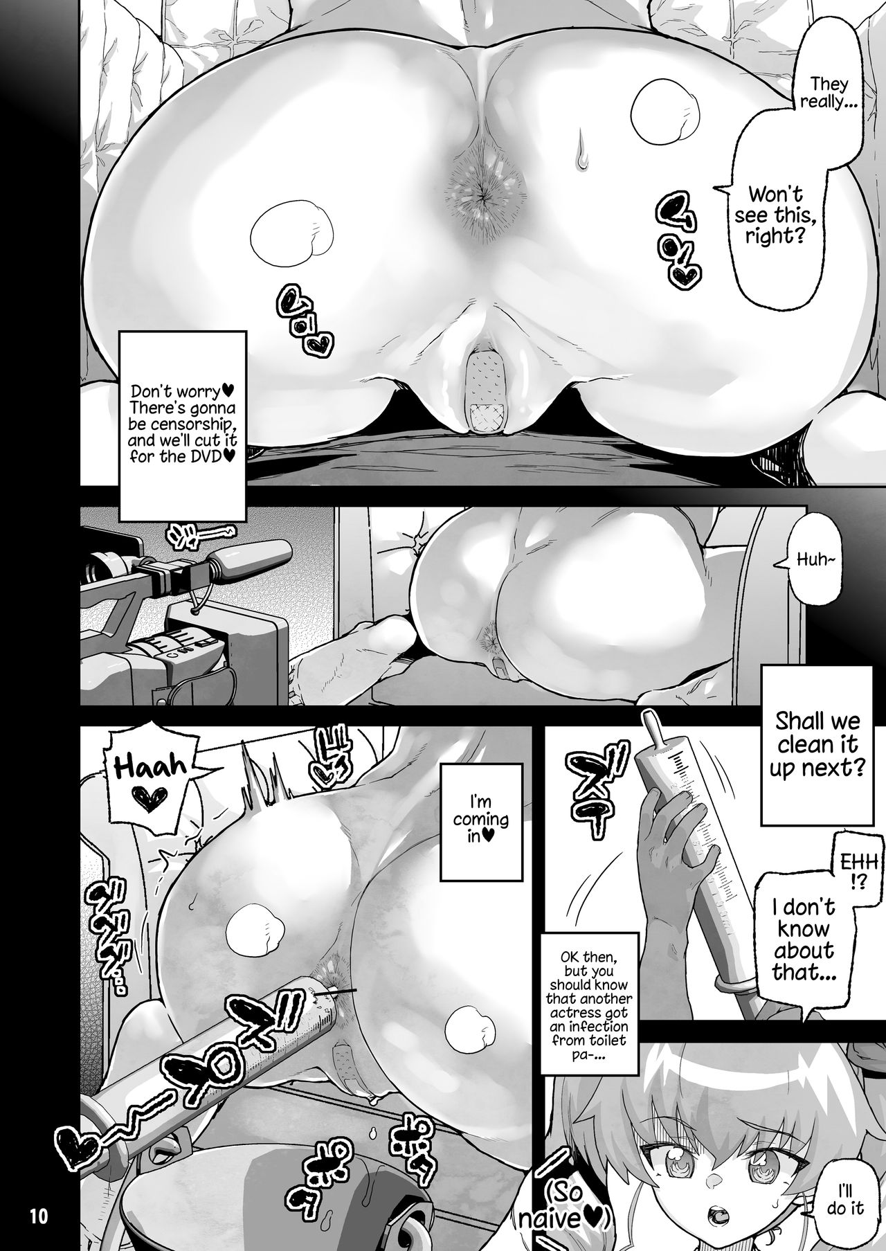 [くろほんやさん (山下クロヲ)] アン◯ィオ校III年 安〇ちよみ1〇才 (ガールズ&パンツァー) [英訳] [DL版]