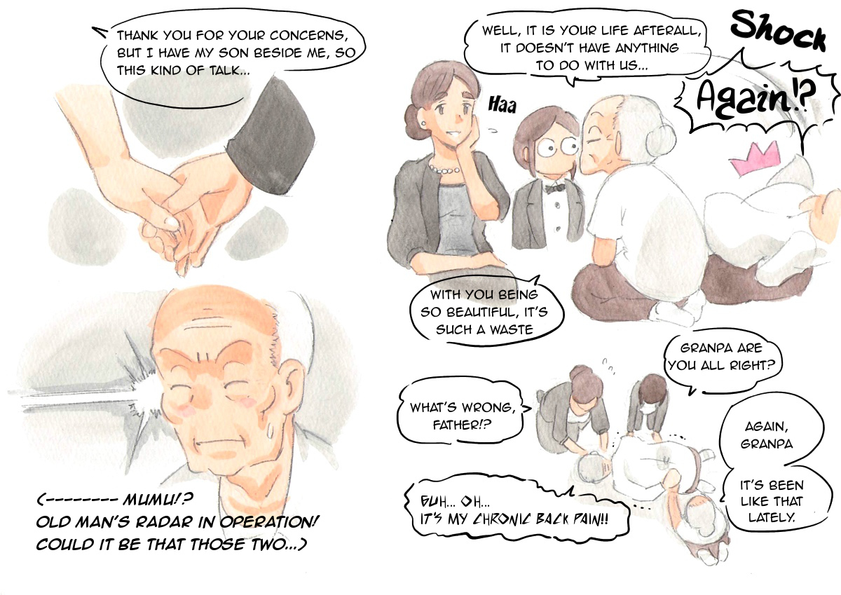 [pink-noise (みずいろめがね)] ママショタイム 未亡人編 [英訳]