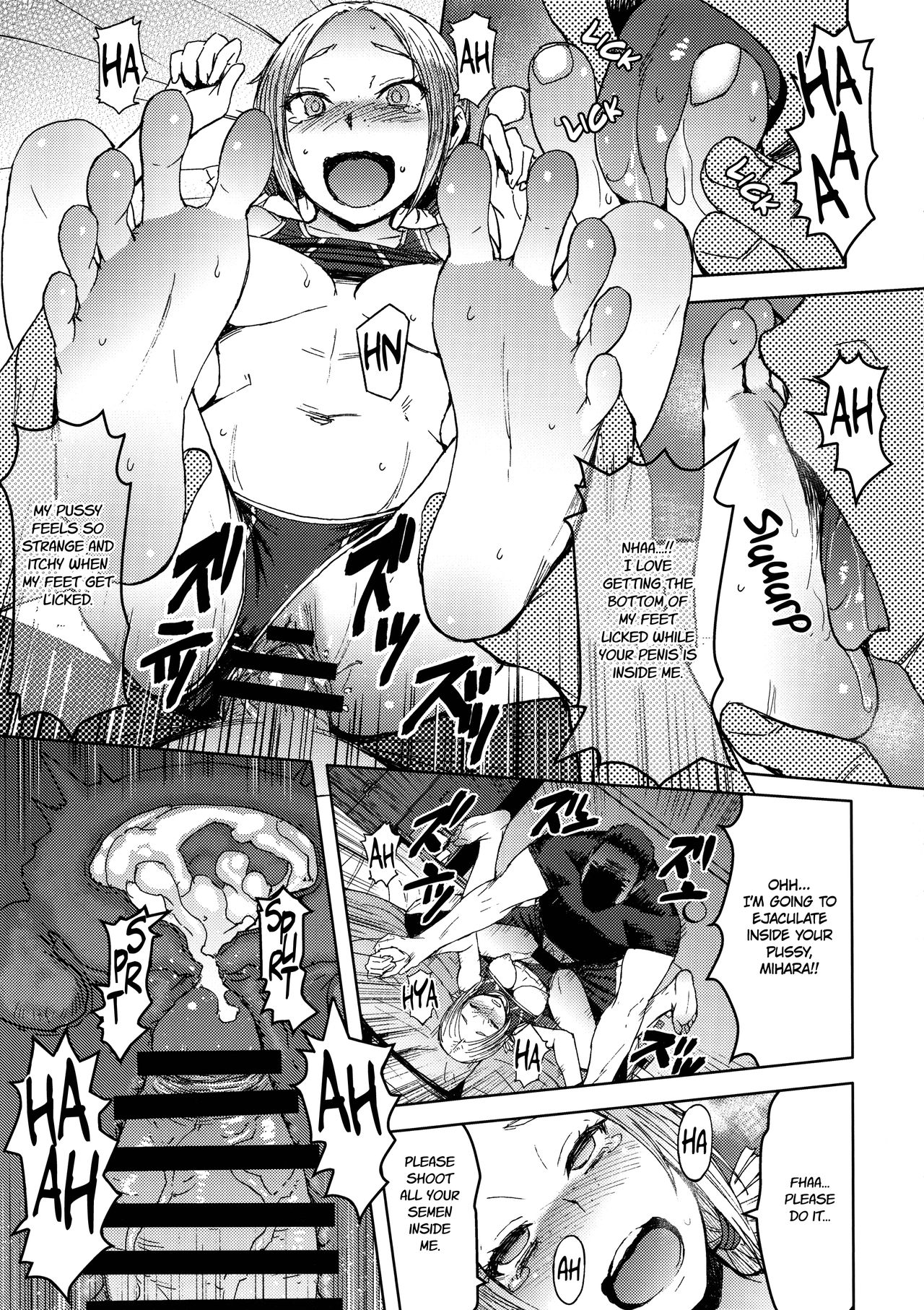 (C95) [爆乳フルネルソン (黒龍眼)] 女子陸上交尾 (団体の部) [英訳]
