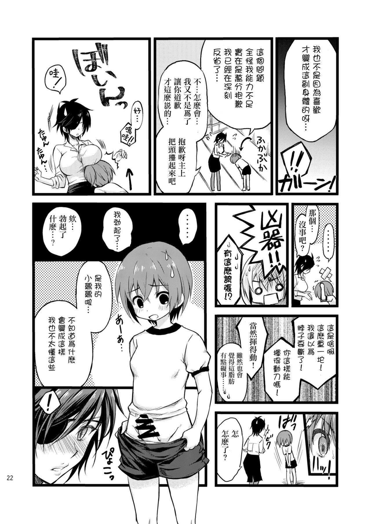 [シザリオン (しーざー)] 霊力バグしたふたなり女審神者の所為で刀剣女士になりました【前後編セット】 (刀剣乱舞) [中国翻訳] [DL版]