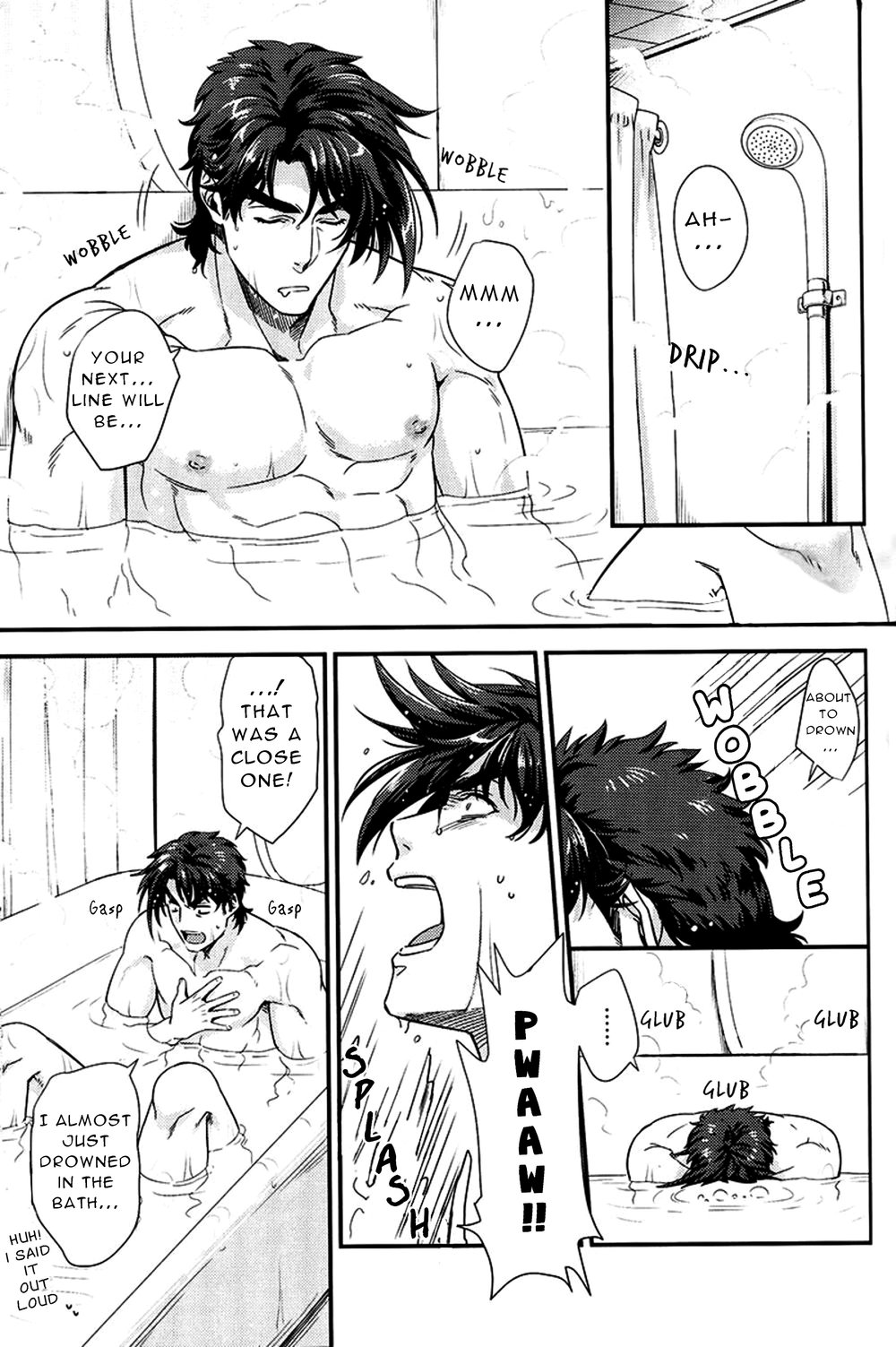 (Golden Blood 10) [Orange★staR (久連)] Bath Scramble (ジョジョの奇妙な冒険) [英訳]