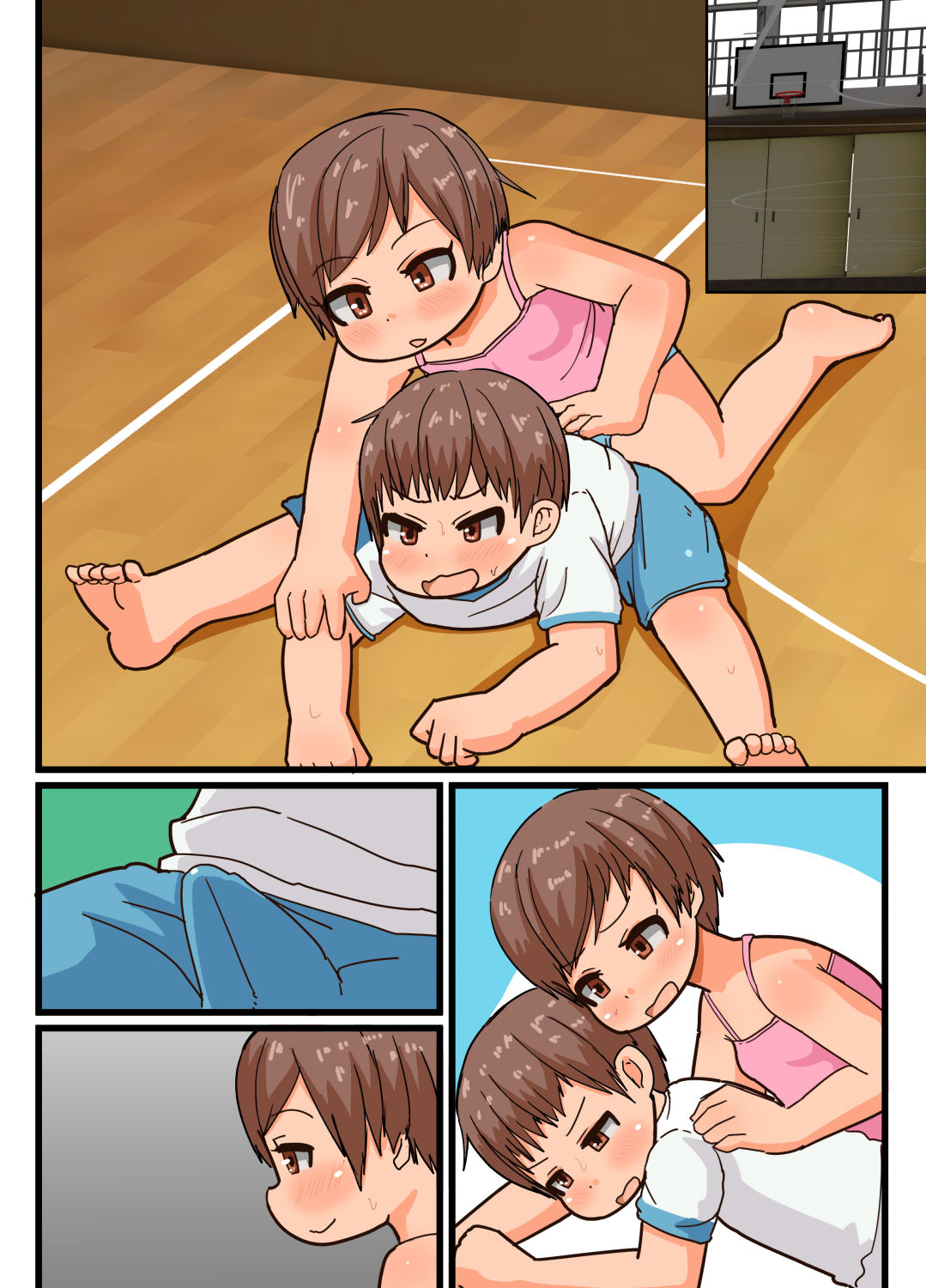 [ゲンキカラーズ] 運動好きなお姉ちゃんと運動嫌いな弟くん