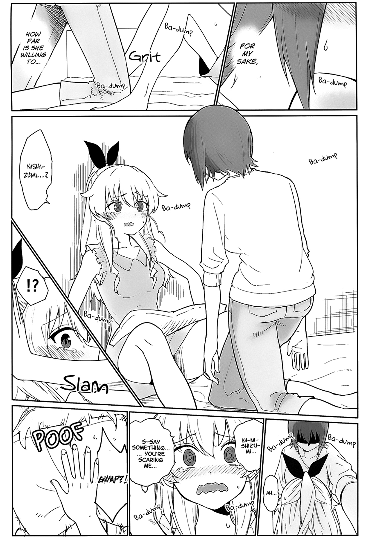 [やわらか書店 (やわらかブラック)] まほとチョビはまだ付き合わない (ガールズ&パンツァー) [英訳] [DL版]