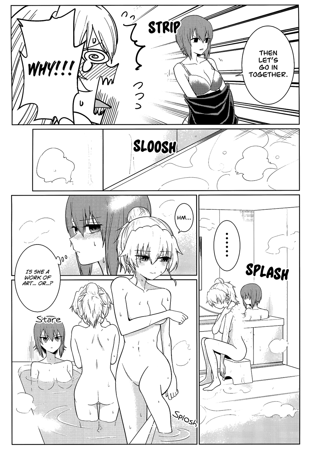 [やわらか書店 (やわらかブラック)] まほとチョビはまだ付き合わない (ガールズ&パンツァー) [英訳] [DL版]