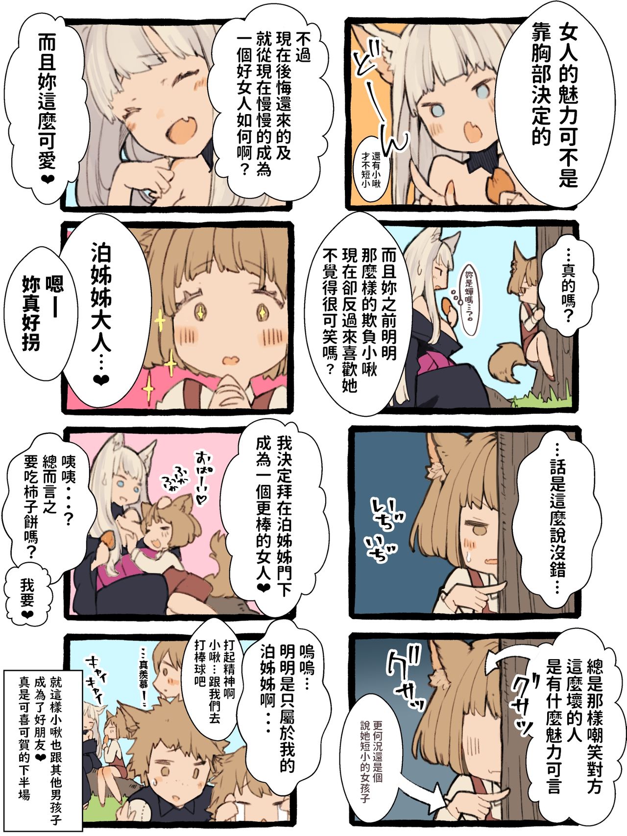 [けもみん之助] キィとハク [中国翻訳]