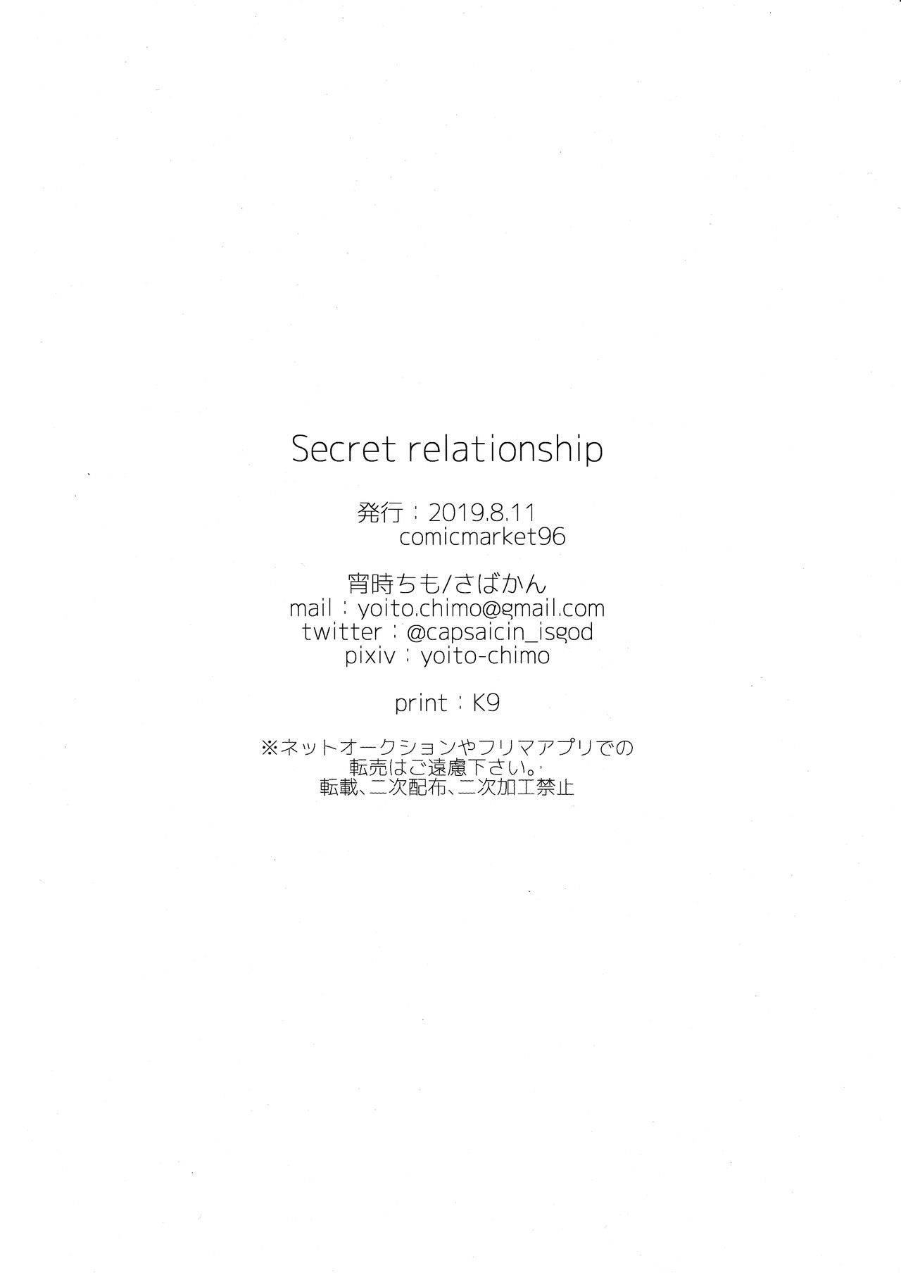 (C96) [sabacan (Yoito Chimo)] Secret relationship (BanG Dream!) [Chinese] [基德漢化組] [Taiwanese-Hanji]